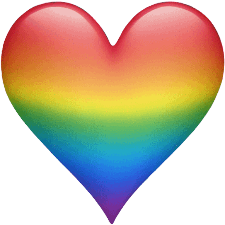 Rainbow heart emoji