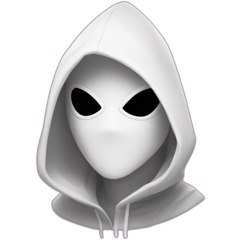 spider gwen in mask and hood emoji