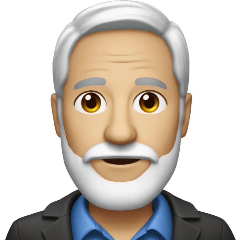 mature male portrait with beard emoji