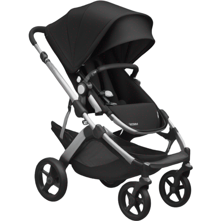 Black Uppababy stroller emoji