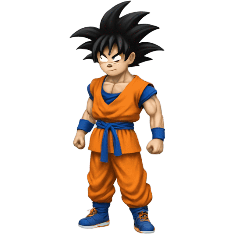 Goku as a thug emoji