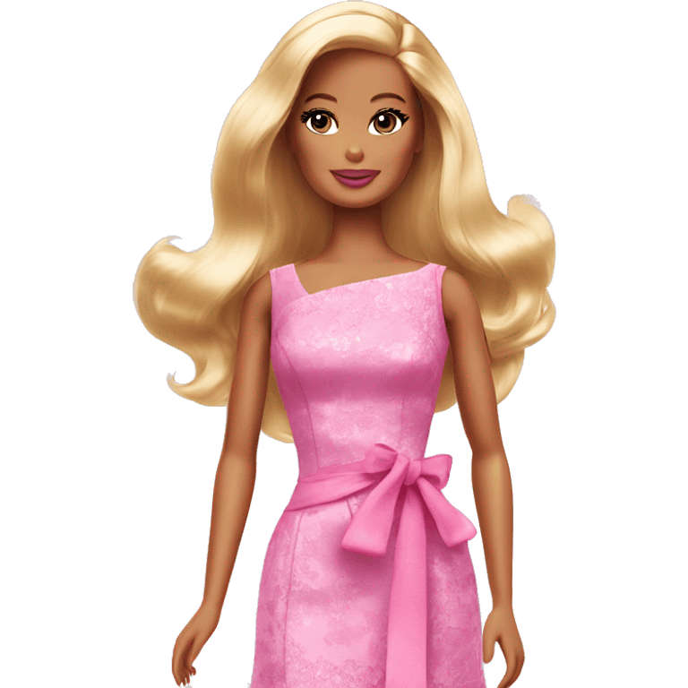 Barbie Doll in dress  emoji