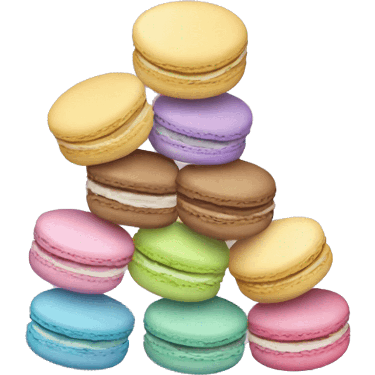 Pastel macaroons  emoji