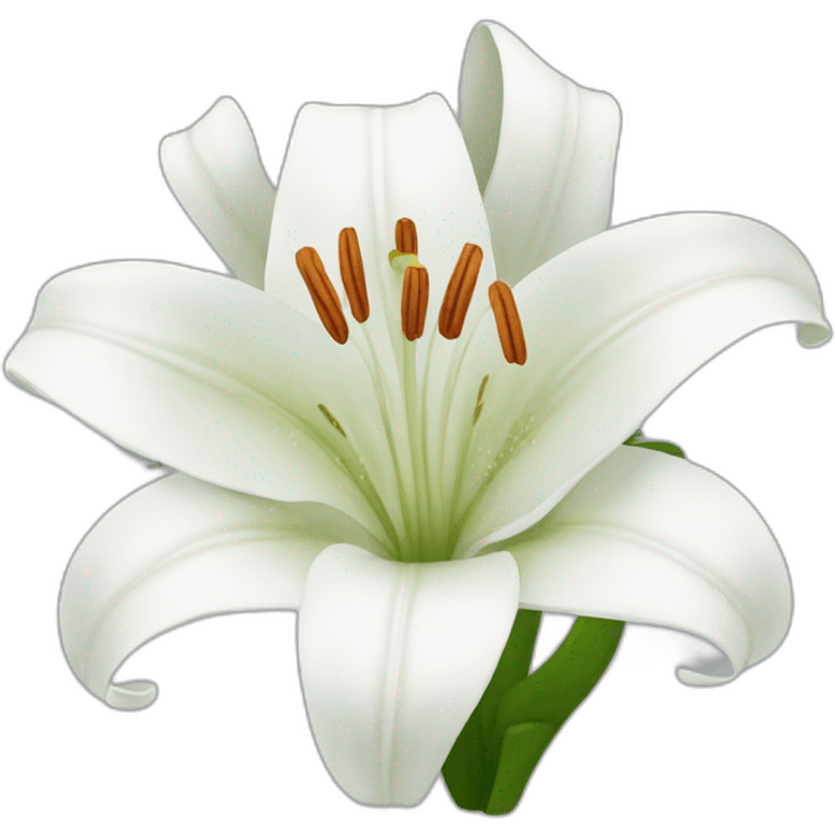 White Lilly emoji