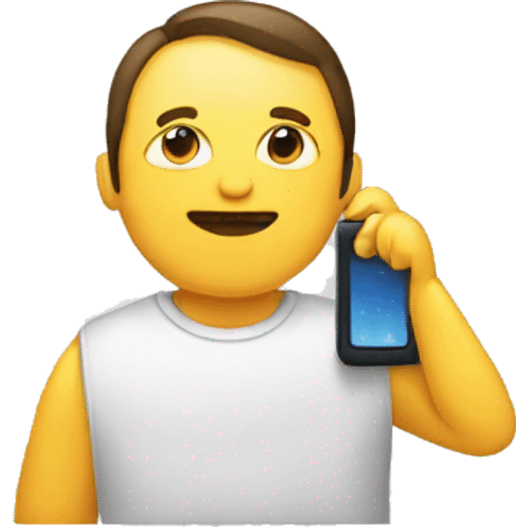 person on cell phone emoji