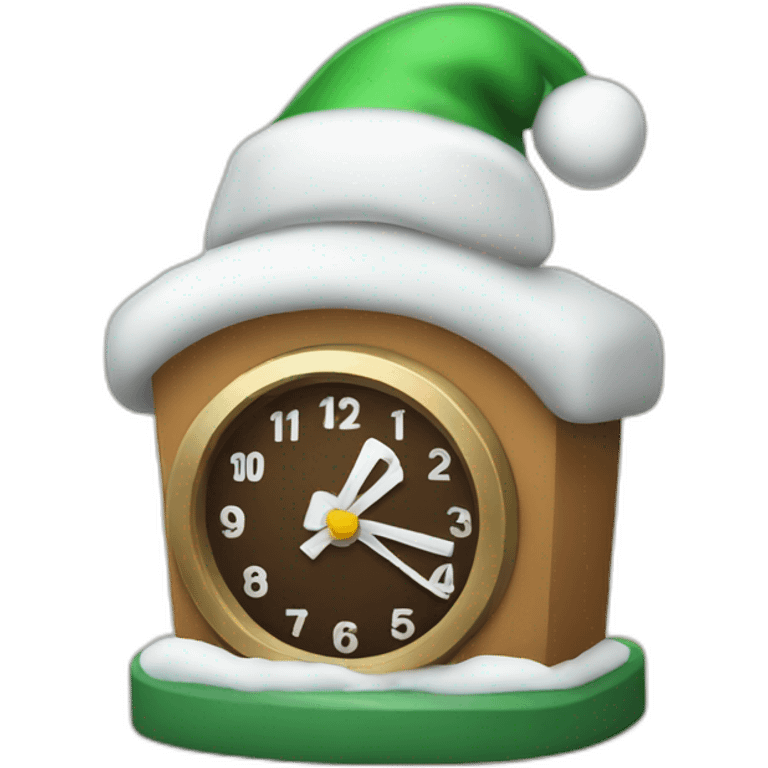 christmas timer emoji