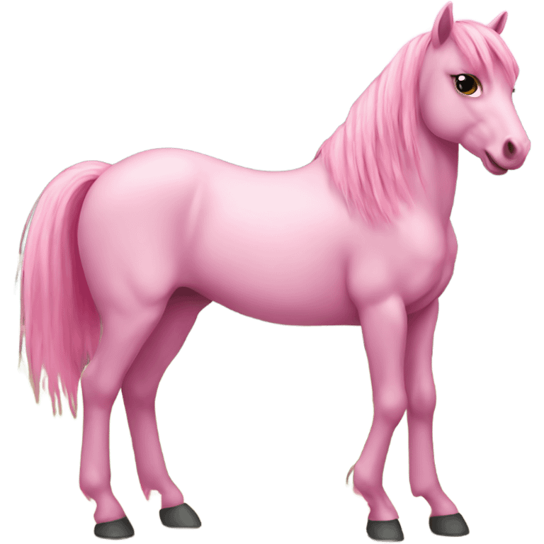 Pink pony emoji