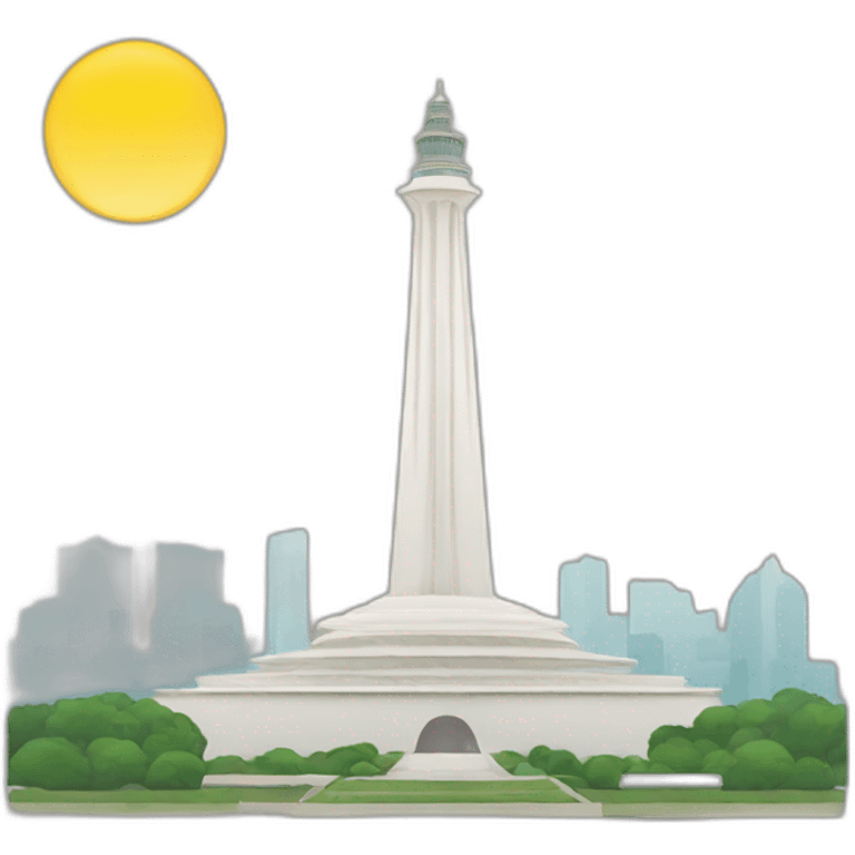 Monas Jakarta emoji