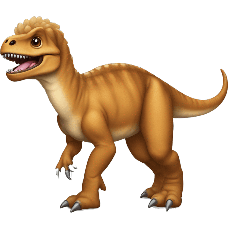 Tyrannosaurus Rex with Pomeranian fur emoji