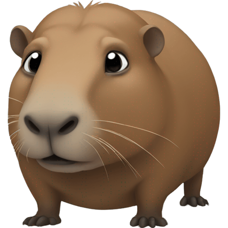 bald capybara  emoji