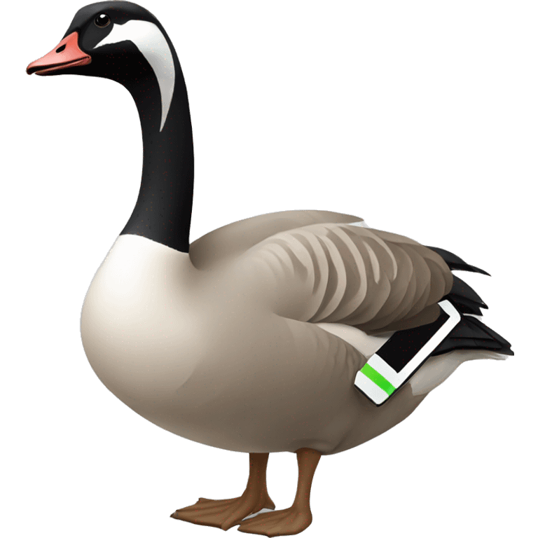 canadian goose playing xbox emoji