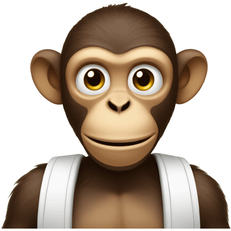 Monkey face thumbs up emoji