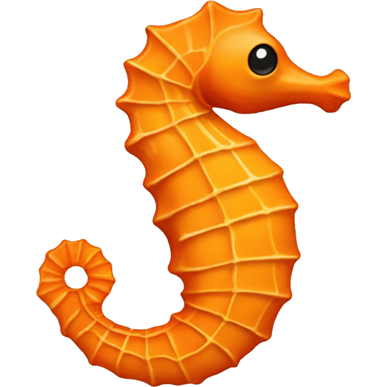 orange seahorse emoji