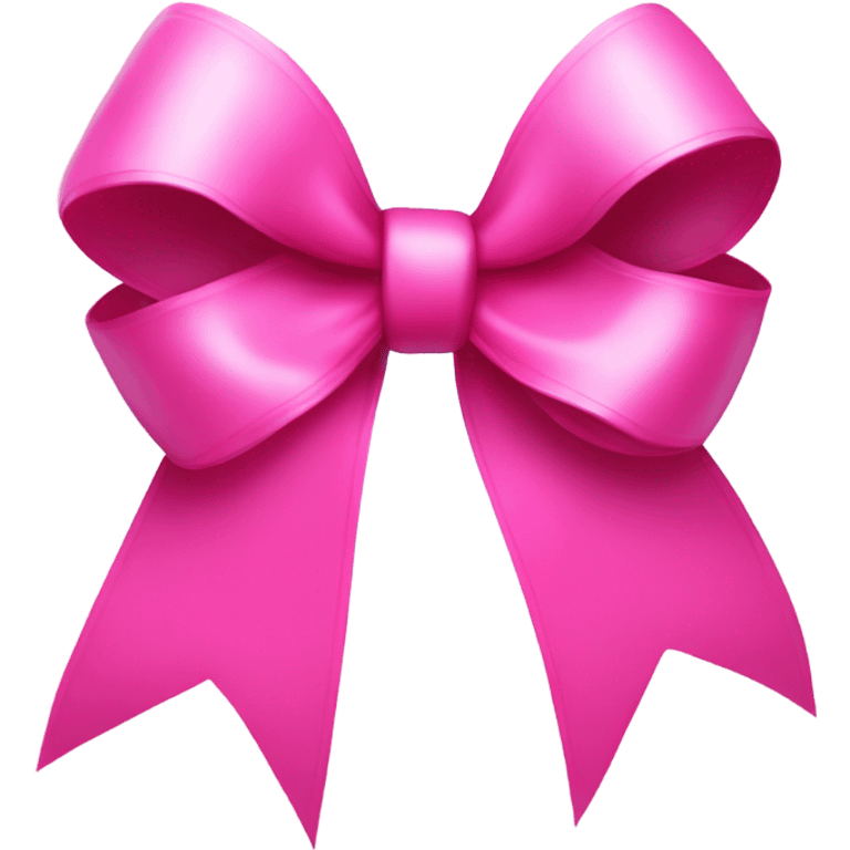 Pink bow emoji