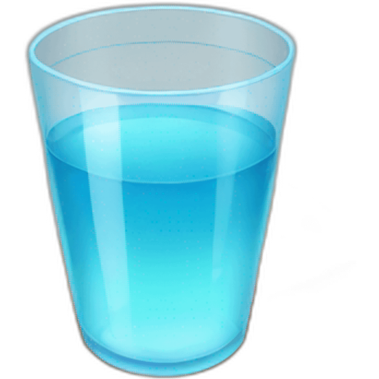 Vaso de agua emoji