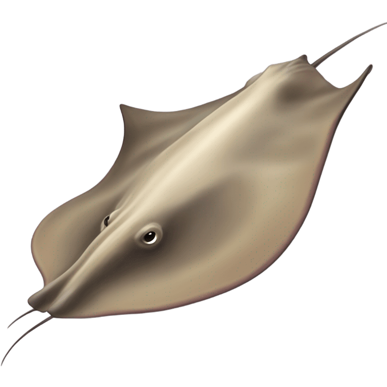 Cow nose stingray emoji