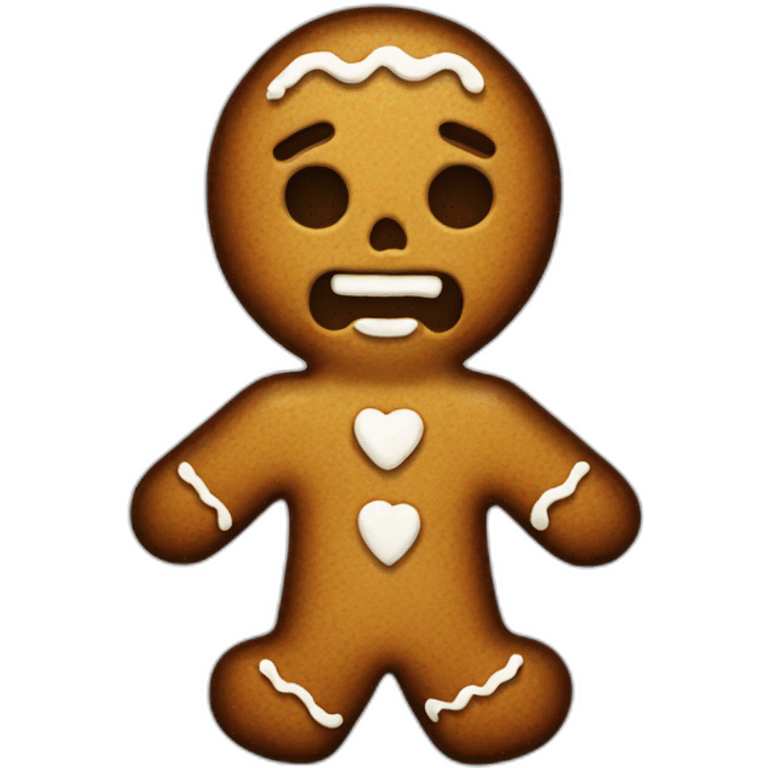 dead gingerbread emoji