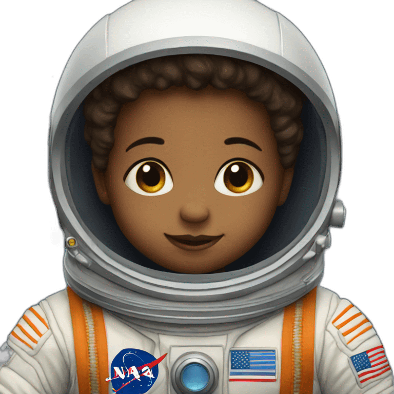 an infant astronaut emoji