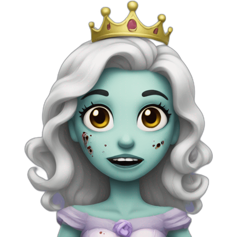 Zombie princess disney emoji