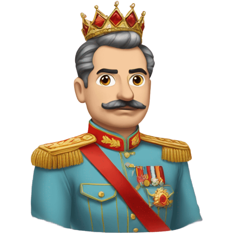 Stalin playing dress up as a princess  emoji