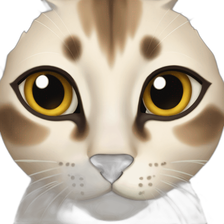 Siamese cat European Shorthair mix emoji