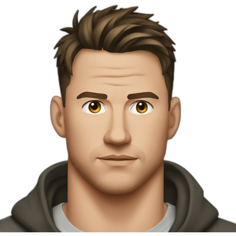 Channing Tatum serious emoji