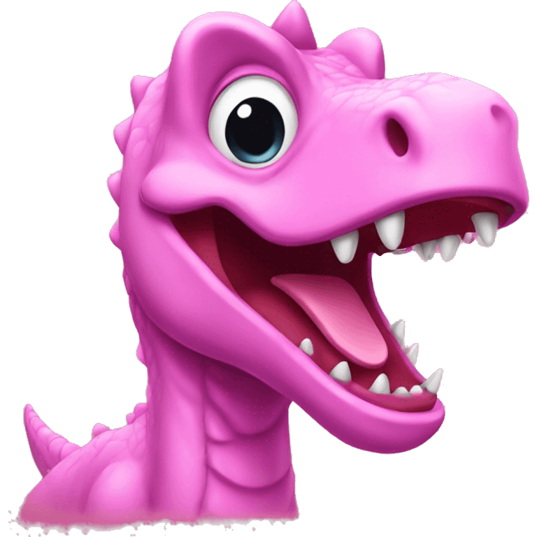 Pink Dino emoji