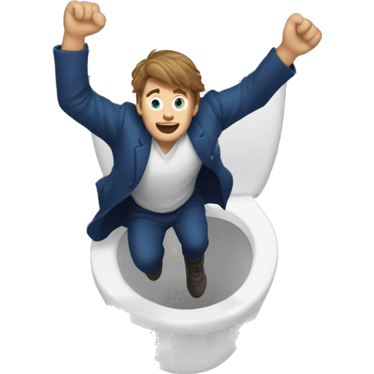 Mr beast jumping in his wc emoji