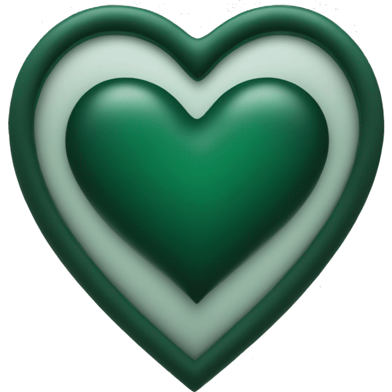 dark green heart emoji