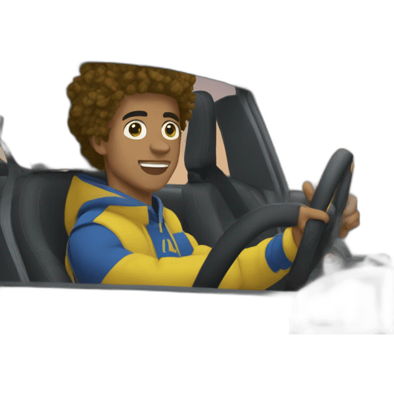 Jordan Poole driving emoji