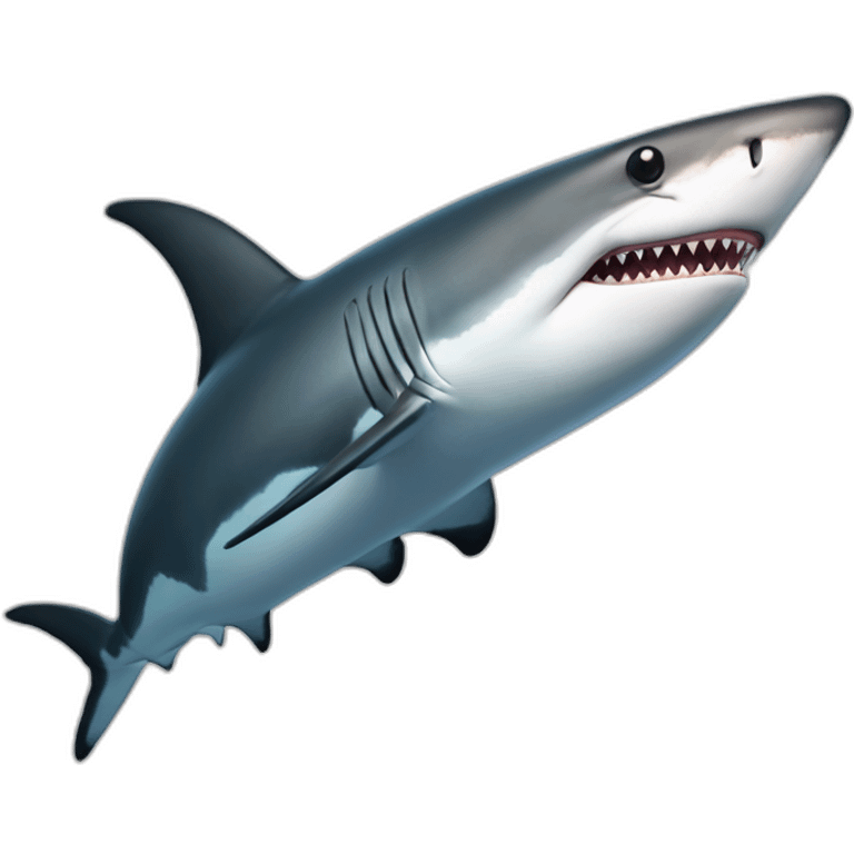 requin sur baleines emoji