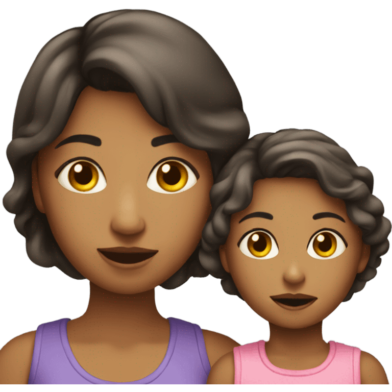 daughter and mother emoji