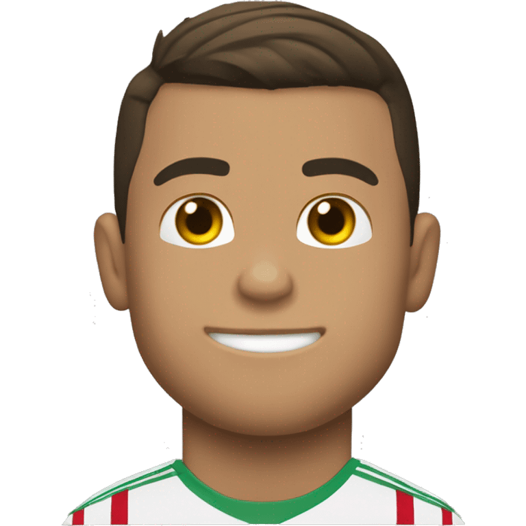 Cristiano Ronaldo dando oi emoji