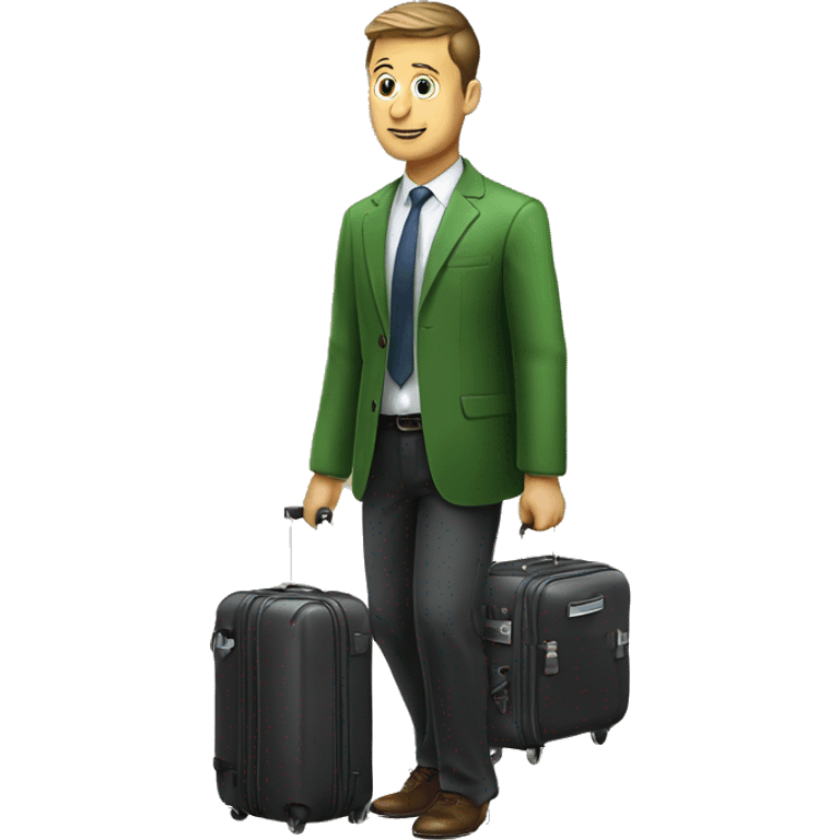 Zelenskyy with baggage  emoji