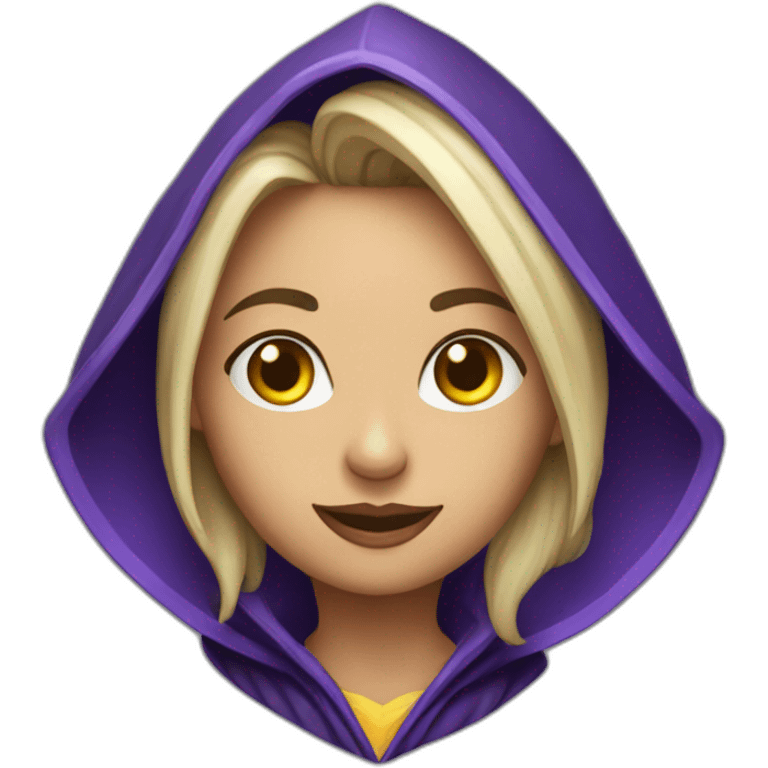 Sorceress with books emoji