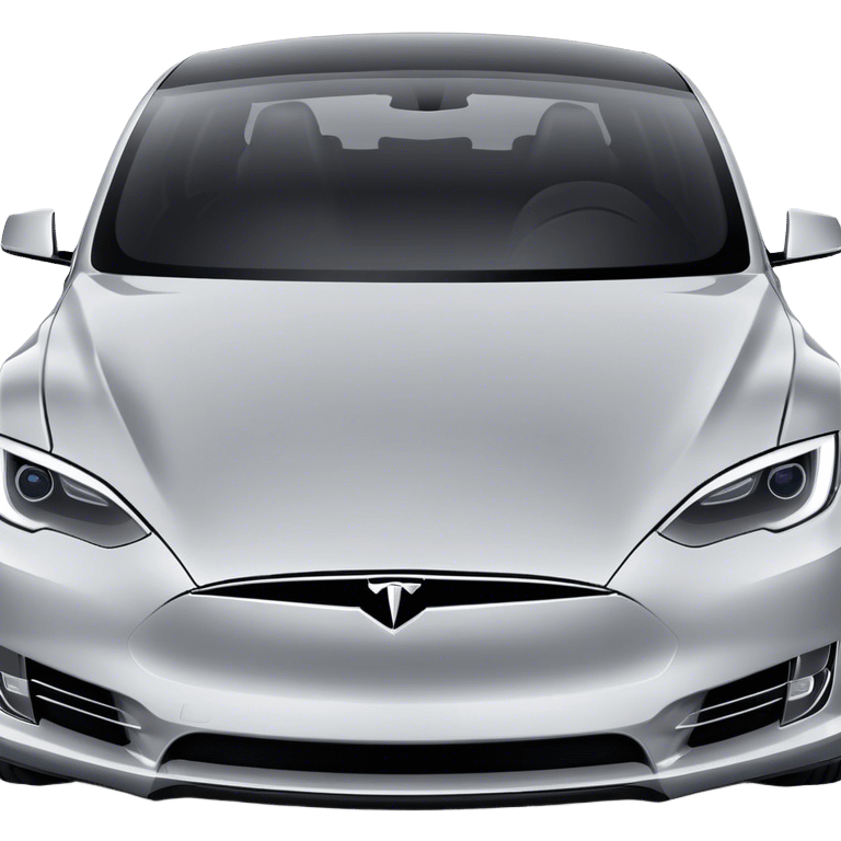 Tesla Model S - Tesla (Model Year: 2022) (Iconic colour: Silver) emoji