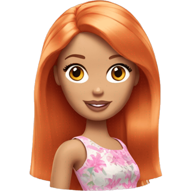 Barbie ginger emoji