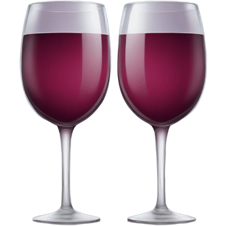 two wine glasses cheers emoji