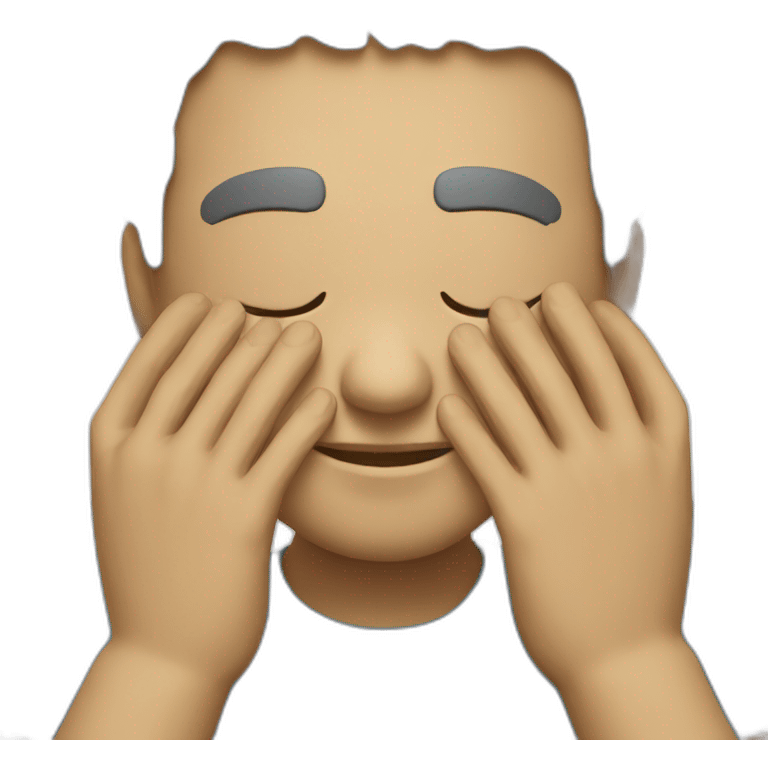 a man Bowing in greeting emoji