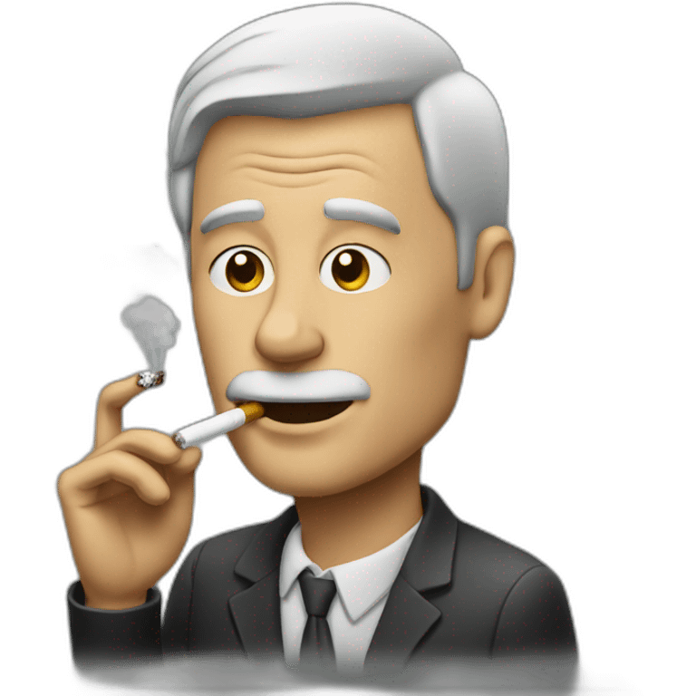 Smoking man emoji