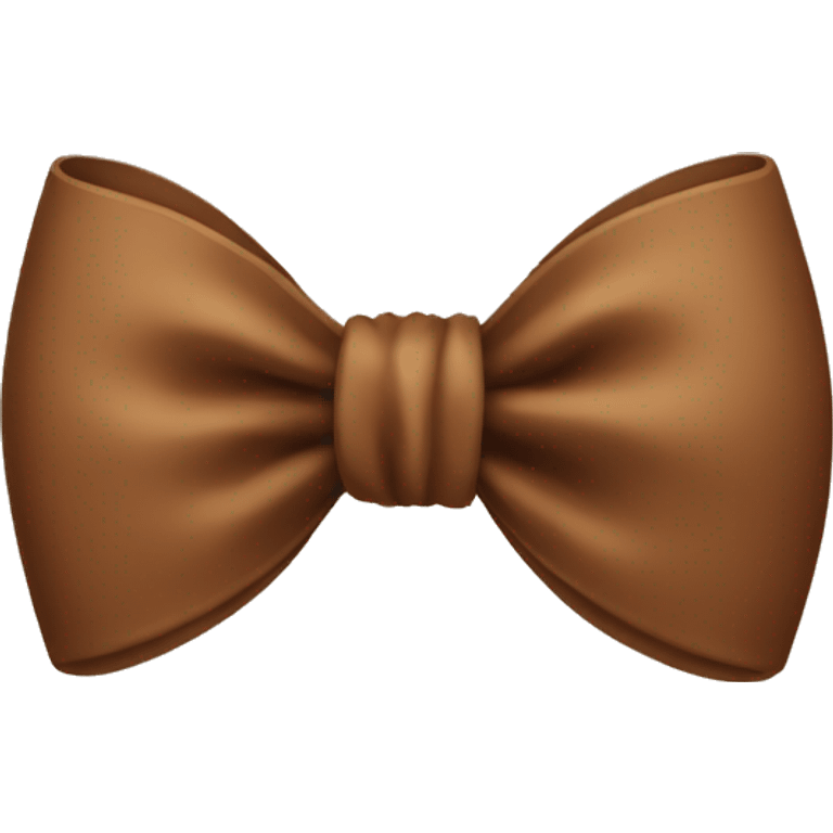 Brown bow emoji