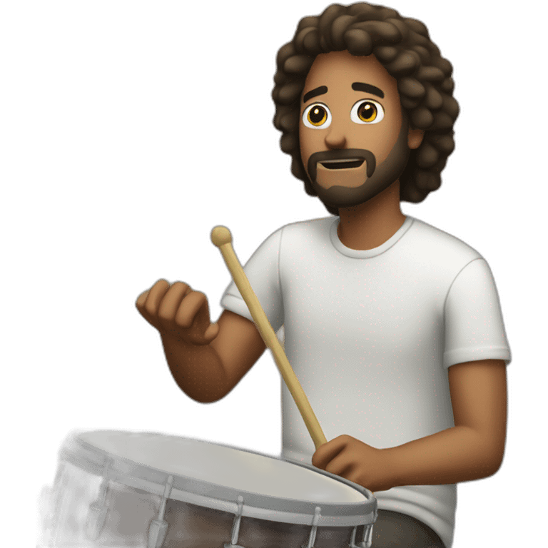 Rick playing drum emoji