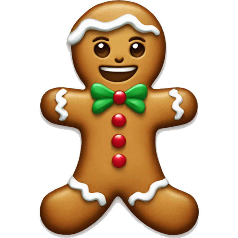 christmas gingerbread  emoji