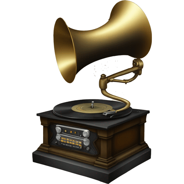 dj gramophone emoji