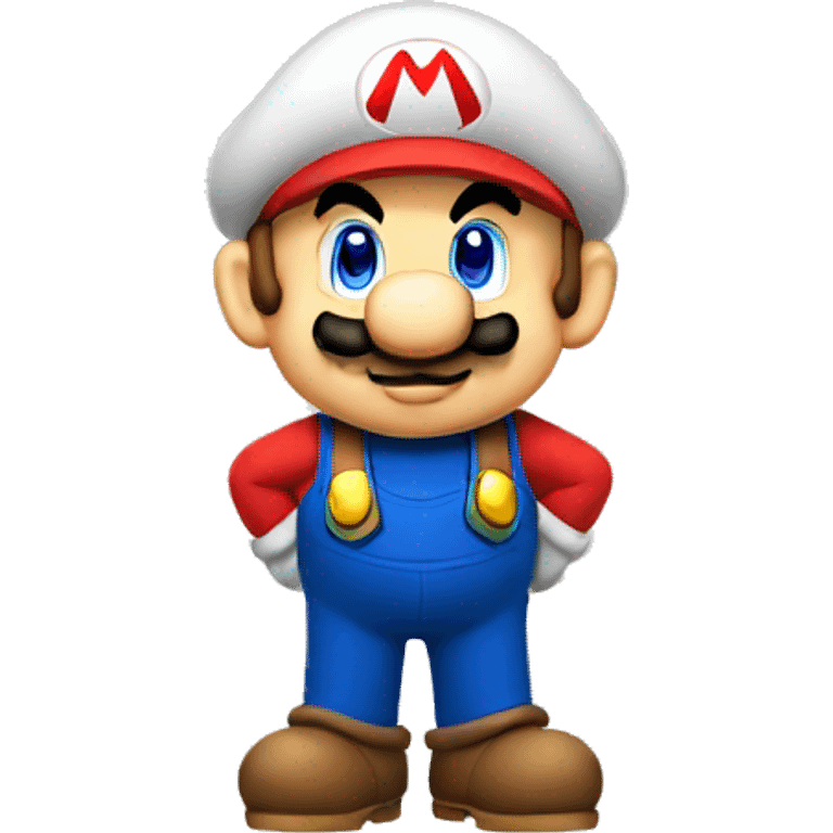 Mario qui attend  emoji