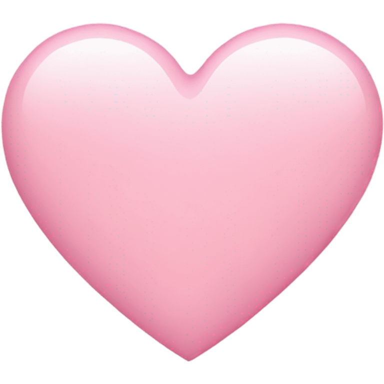 light pink emoji heart emoji