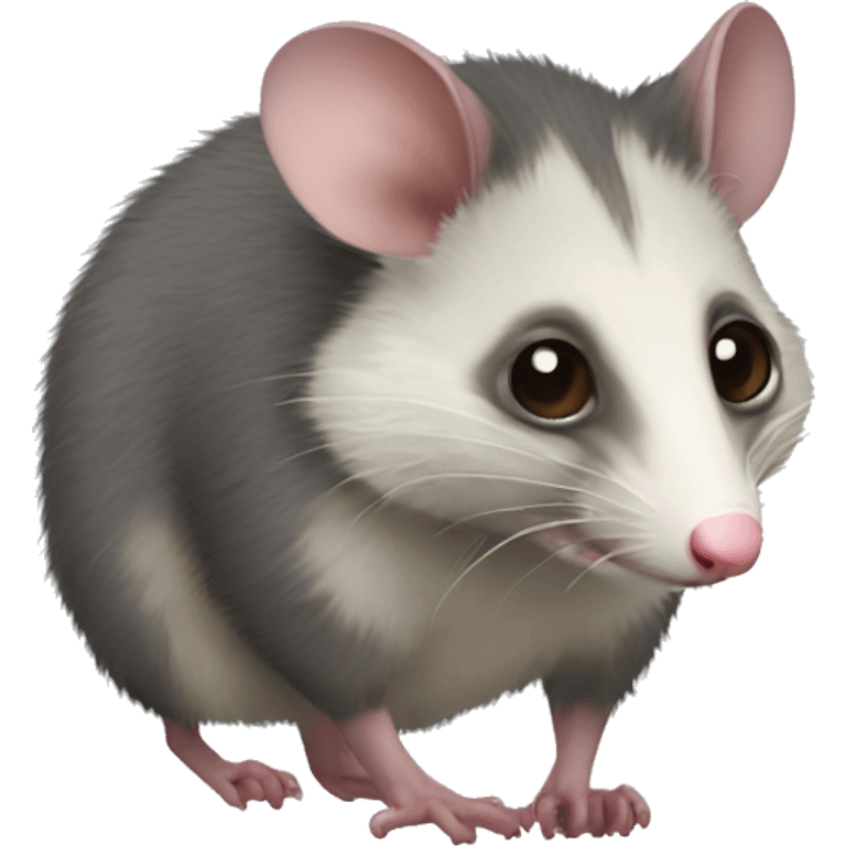 Realistic possum not a mouse emoji