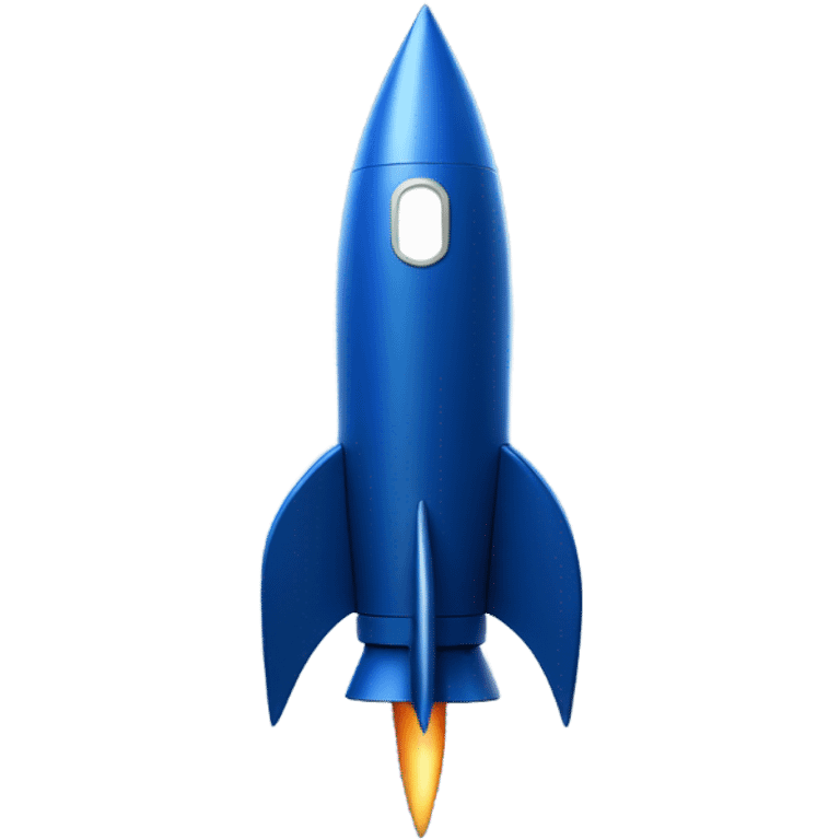 dark blue 
rocket emoji