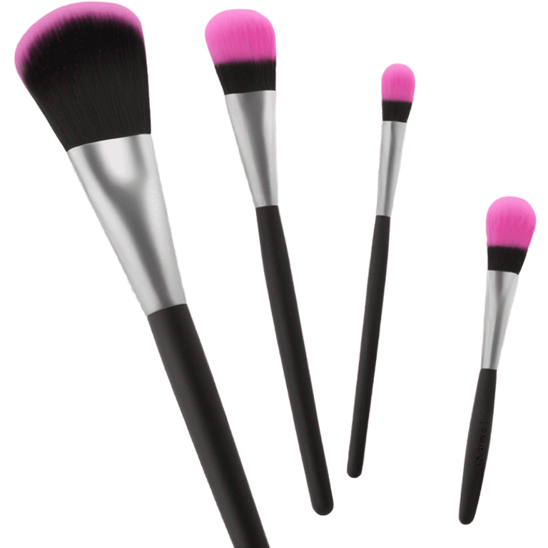 pink aesthetic makeup brush emoji