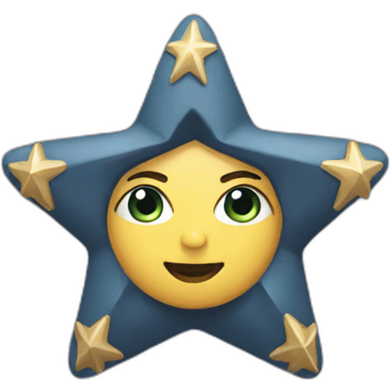 six pointed star heroine emoji